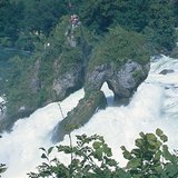 Рейнский водопад (Райнфалль) возле Шаффхаузена, Швейцария