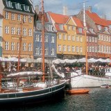 Nyhavn, uma orla do século XVII em Copenhague