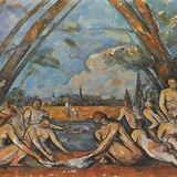 Поль Сезанн: «Большие купальщицы» (1898–1905, постимпрессионизм)