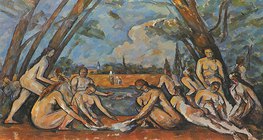 Поль Сезанн: «Большие купальщицы» (1898–1905, постимпрессионизм)