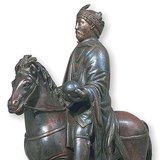 Конная статуэтка Карла Великого, короля франков (768–814 гг.)