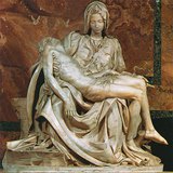 Микеланджело: «Ватиканская Пьета» (Рим, 1498–1499, мрамор)