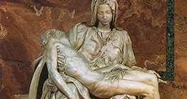 Микеланджело: «Ватиканская Пьета» (Рим, 1498–1499, мрамор)