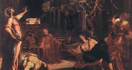 Тинторетто: «Обретение мощей апостола Марка» (около 1562 г., маньеризм)