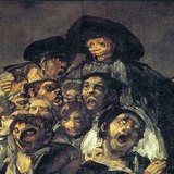 Франсиско Гойя: «Паломничество к источнику Сан-Исидро» (фрагмент, 1820, романтизм)