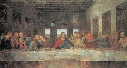Леонардо да Винчи: «Тайная вечеря» (1494–1499, Возрождение)