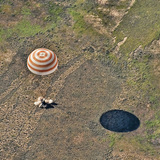Soyuz TMA-17 uzay aracının Dünya'ya geri dönen modülü