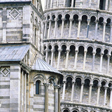 Il Duomo e la Torre pendente di Pisa (particolare)