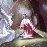 Эль Греко: «Моление о чаше» (фрагмент, 1610–1614, маньеризм)