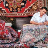 Ковродел в Дамаске, столице Сирии