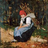 Mihály Munkácsy: Mulher carregando gravetos