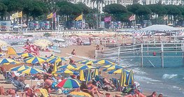 Playa en la Costa Azul