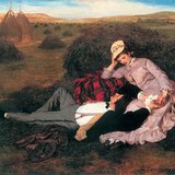 Пал Синьеи-Мерше: «Влюблённая пара на лоне природы»