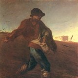 Милле: «Сеятель» (1850, реализм)