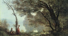 Коро: «Воспоминание о Мортфонтене» (1864, реализм)