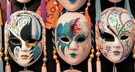 Máscaras del carnaval en Venecia