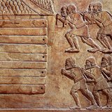 Relief from the Khorsabad Palace (Mesopotamia)