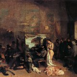 Курбе: «Матерская художника» (1855, реализм)