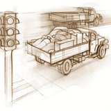 L'autocarro caricato si accelera più lentamente, cioè ha una maggiore inerzia