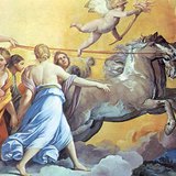 Рени: «Колесница Аполлона и Аврора, прогоняющая ночь» (1612–1614, барокко)