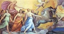 Рени: «Колесница Аполлона и Аврора, прогоняющая ночь» (1612–1614, барокко)