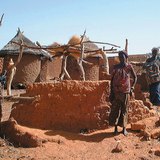 Рондавели – круглые дома в африканской деревне