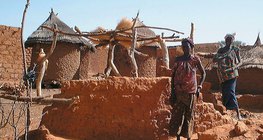 Рондавели – круглые дома в африканской деревне
