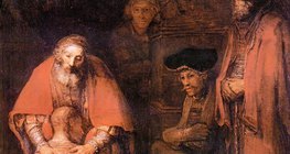 Рембрандт: «Возвращение блудного сына» (около 1669 г., барокко)
