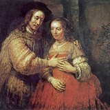 Рембрандт: «Еврейская невеста» (около 1666 г., барокко)