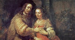 Рембрандт: «Еврейская невеста» (около 1666 г., барокко)