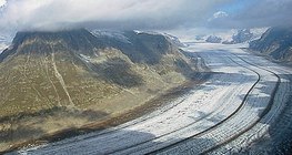 Алечский ледник в Альпах