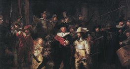 Рембрандт: «Ночной дозор» (1642, барокко)