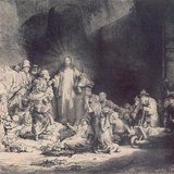 Рембрандт: «Христос, исцеляющий больных» (1647–1649, барокко)