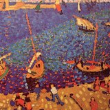 Андре Дерен: «Лодки в Коллиуре» (1905, авангардизм)