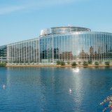 Здание Европейского парламента в Страсбурге (Франция)