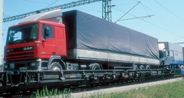 Транспортировка автопоездов по железной дороге