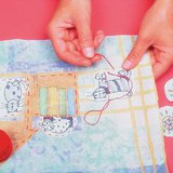 Hacer un cuadro textil - paso 3