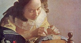 Ян Вермеер: «Кружевница» (около 1665 г., барокко)