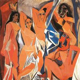 Пабло Пикассо: «Авиньонские девицы» (1907, кубизм)