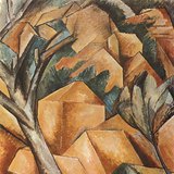 Жорж Брак: «Дома в Эстаке» (1908, кубизм)