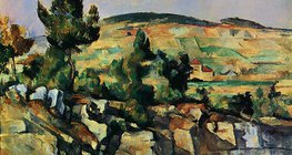 Paul Cézanne: Ladera en Provenza (1890-1894)