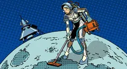 Can we vacuum on the Moon?