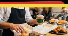 Bestellen im Café