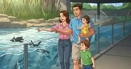 في حديقة الحيوان