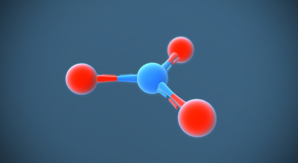Nitrate Ion No 3d Scene Mozaik Digital Education And Learning