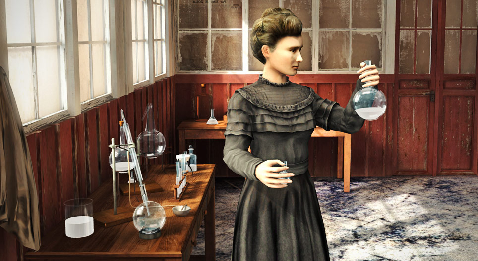 Marie Curie's laboratorium