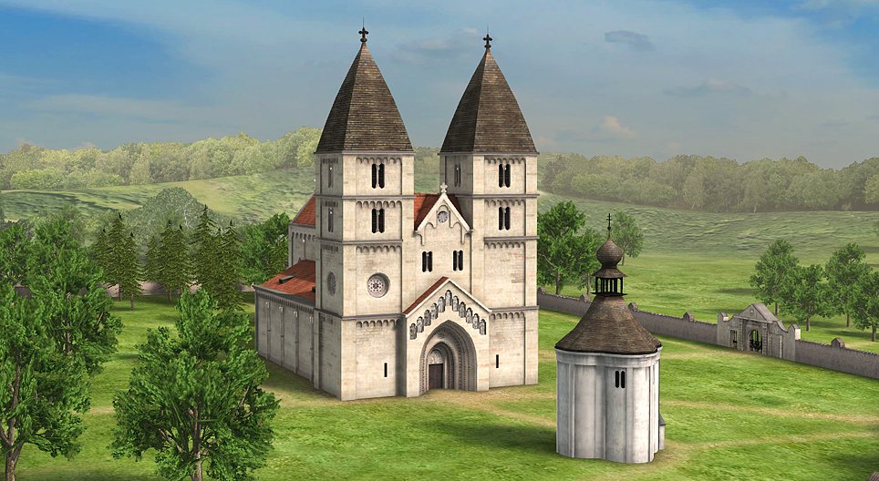 Igreja beneditina de estilo românico (Ják, Hungria)