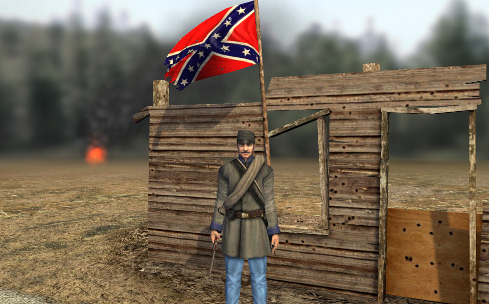 Infanterist confederat