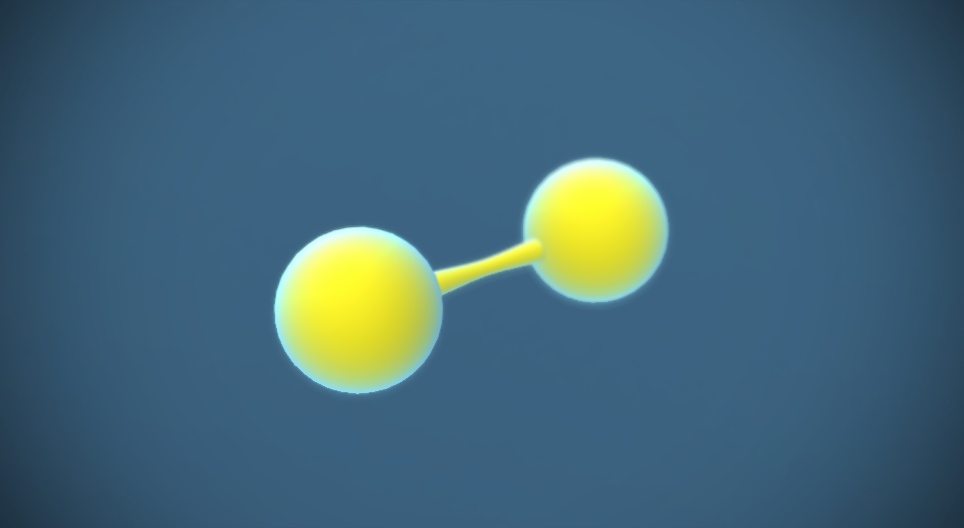 Фтор (F₂) - 3D-сцены - Цифровое образование и обучение Мozaik