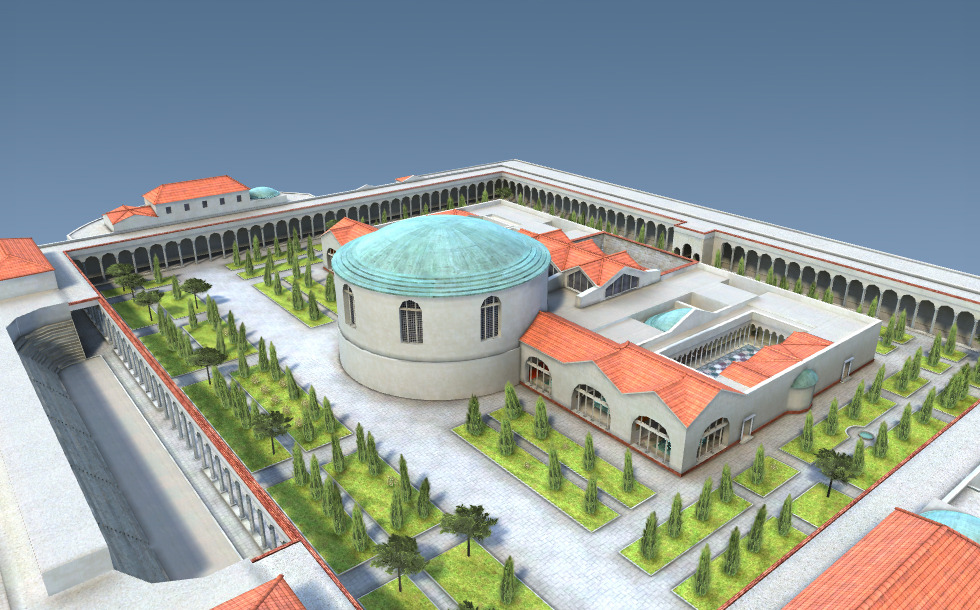 Terme Rim Термы Каракаллы (Рим, 3 век) - 3D-сцены - Цифровое образование и ...